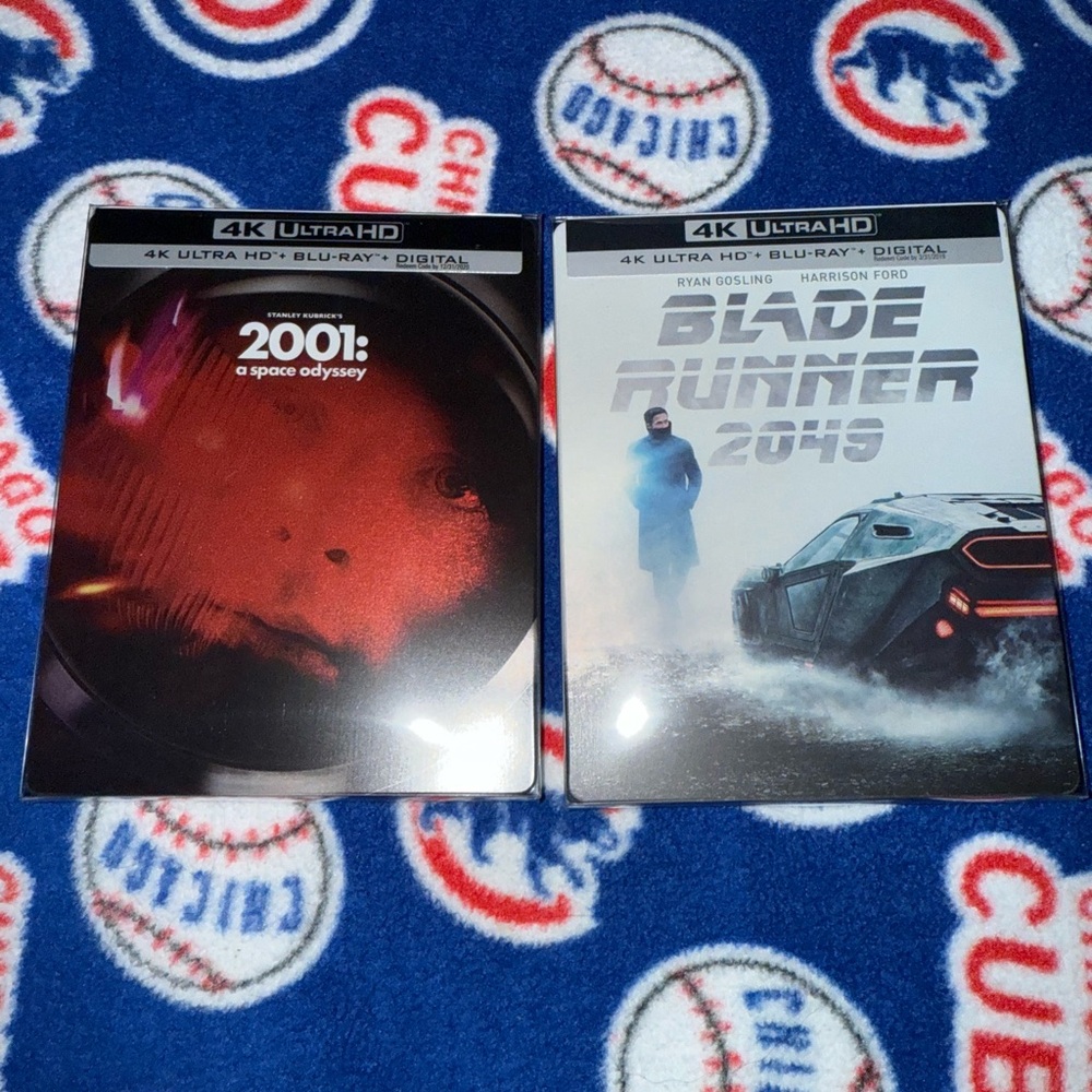 4K Ultra HD Blu-ray Set: 2001: A Space Odyssey & Blade Runner 2049 steelbooks